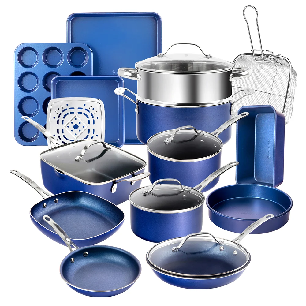Granitestone 20pc Kitchen In A Box - Cook, Bake, Steam, Fry - Complete Set - Image 14