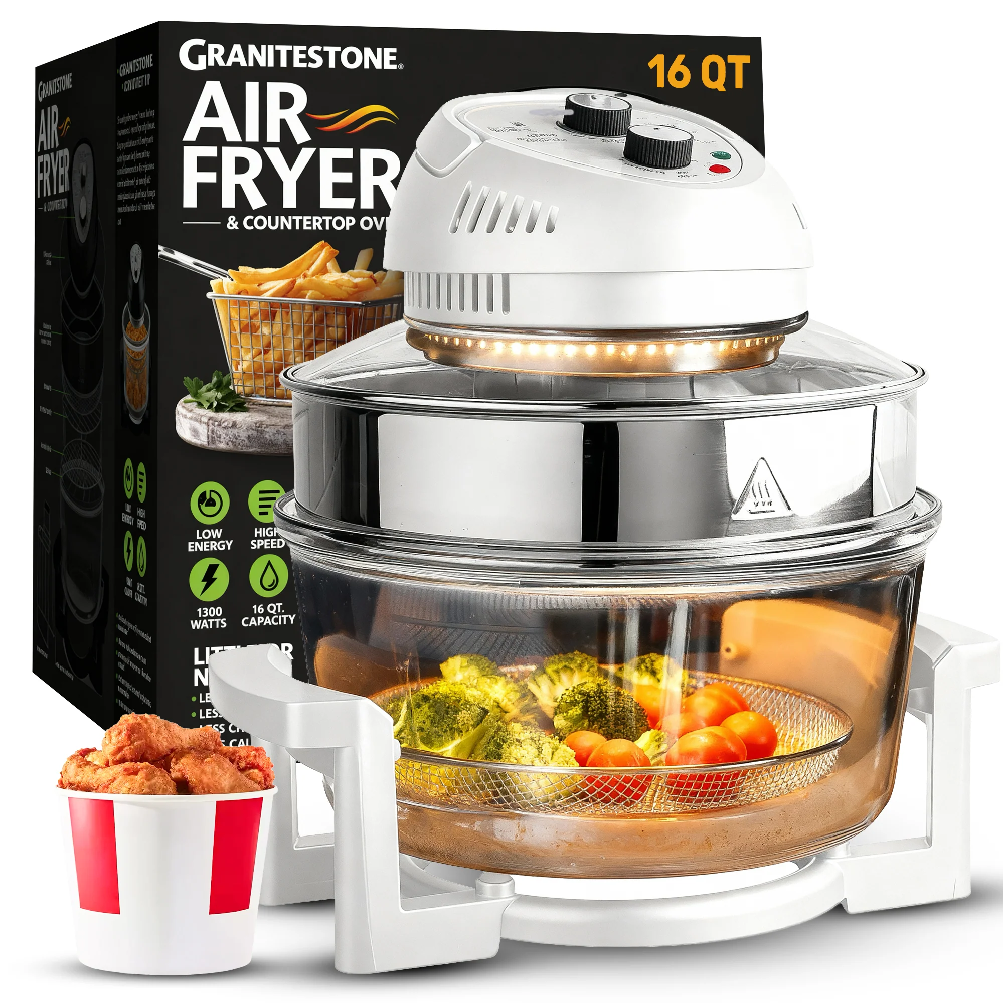 Granitestone Glass Air Fryer - Image 10